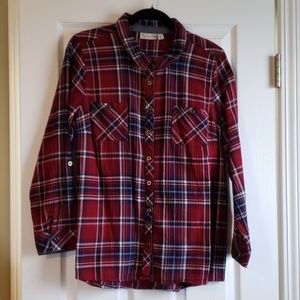 Dress Barn plaid shirt